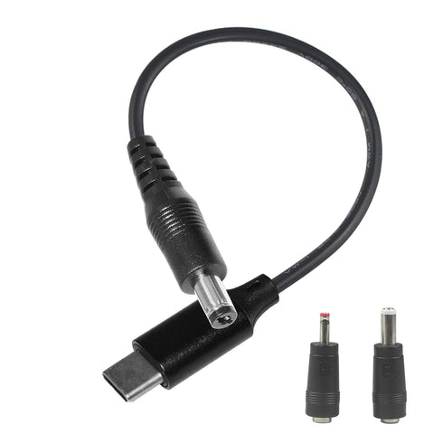 Type-C to DC Power Cable - 3ft 9V USB-C Plug to DC 5.5 x 2.1mm Male Charging Cable, USB-PD Power Bank to Power Any 9 Volts Device,with DC Converte...