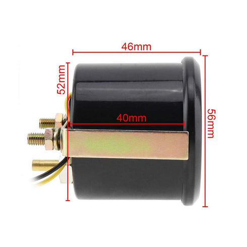 ESUPPORT Car 2" 52mm Oil Press Gauge Meter Pressure Sensor Pointer Blue LED Light...