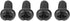 Wiper Blade Adapter, 2 Set of Car Windshield Wiper Arm Adapter, Universal Black Automotive Wiper Adapter with Mounting Screws...