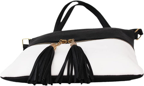 Women Crossbody Bag with Tassel for Womens Ladies, Shoulder Bag Handbag Cross body Bag Bolsa Feminina Purses Hand Bag...