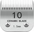 10# Pet Dog Grooming Detachable Blades, Compatible with Andis Size-10# Cut Length 1/16"(1.5mm), Most A5,KM Series Clippers,Made of Ceramic Blade &...