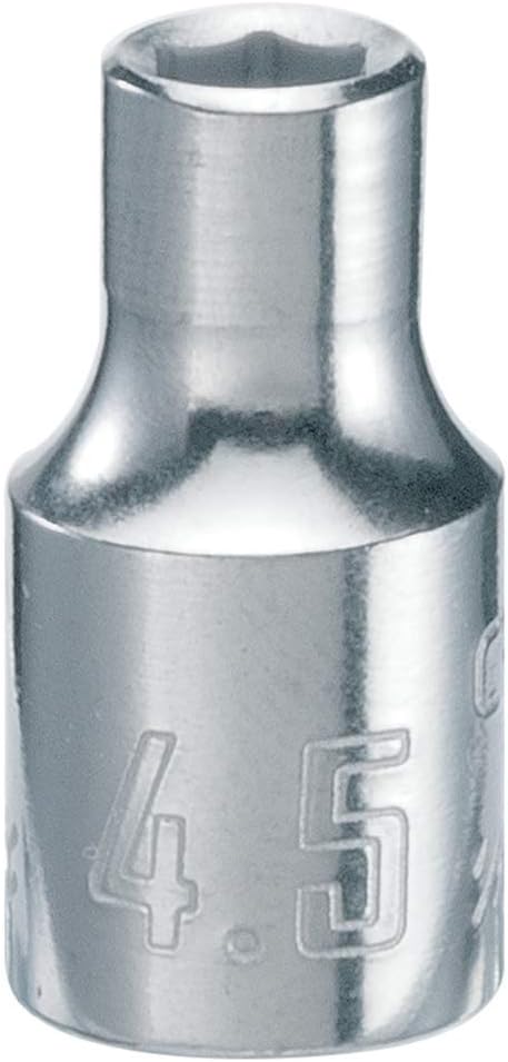 CRAFTSMAN Shallow Socket, Metric, 1/4-Inch Drive, 4.5mm, 6-Point (CMMT99101)...