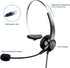 Call Center Telephone with Noise Cancellation Headset (HT500)...