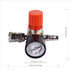 Air Compressor Pressure Regulator with Dial Indicator, 0-175 PSI Air Gauge for Air Compressor and Air Tools (four-way valve)...