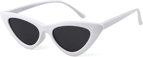GIFIORE Retro Vintage Cat Eye Sunglasses for Women Trendy Narrow Cateye Frame Sun Glasses...