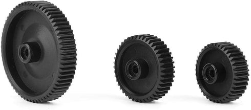 3PCS Follow Focus Gear, M0.8-38T Gear + M0.8-43T Gear + M0.8-65T Gear, Follow Focus Focusing Gear Kit for DP3000...