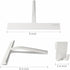 Shower Squeegee 9" with Silicone Hook - All Purpose Squeegee for Shower Glass Door Mirrors Bathroom Tiles Car Windows Glass Door Blade Showers - W...