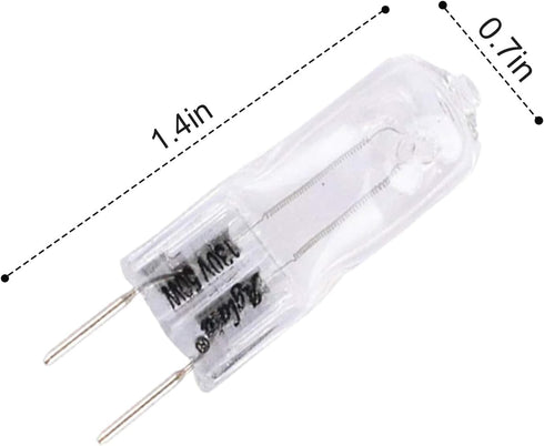 Swess 5 Pack WB08X10057 Microwave Oven Light Bulb Comaptible with GE General Electric, 130 Volts 50 Watt Halogen Lamp Replaces 1472417, AP4369133,...