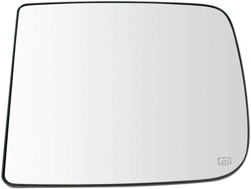 GSRECY Compatible with Dodge Ram 1500 2500 3500 2010-2020 Left Driver Side Rearview Glass, Towing Mirror Glass Heated Upper Driver Side With Holde...