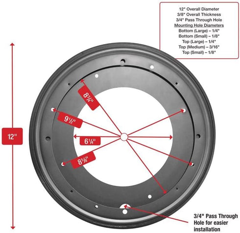 12" Lazy Susan Turntable...