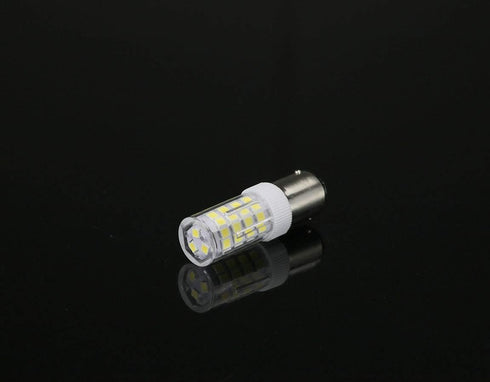 BA15D LED Double Contact Bayonet Base Sewing Machine Bulb AC110-130V,T3/T4/C7/S6,4W Daylight 6000K,LED 40W Halogen Replacement Bulb,No-Dimmable,2-...