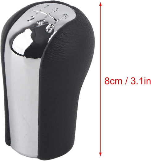 Aramox Car Gear Shift Knob, Auto 6 Speed Gear Shift Lever Knob Gear Shift Knob Lever Head Ball for Toyota AYGO Verso Corolla RAV4 Yaris/Vitz...