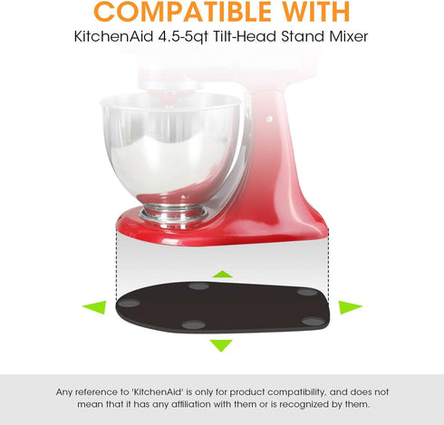 Aieve Upgrade Mixer Slider Board Compatible with KitchenAid 4.5-5 QT Tilt-Head Stand Mixer, Black...