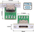 NFHK DIY OEM 5pcs/Set Type C Female Socket Connector Panel Mount Type with PC Board 24pin USB 2.0 Pinout...