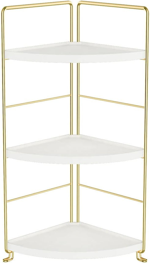 3-Tier Kitchen Spice Rack , Standing Rack,Triangle Bathroom Countertop Storage Shelf ,Cosmetic Organizer Holder , Stackable Cabinet Organizer , Ki...