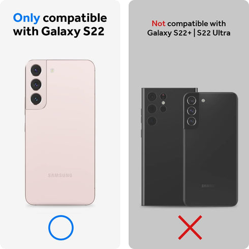 Caseology Skyfall Clear Case Compatible with Samsung Galaxy S22 Case 5G (2022) - Royal Black...