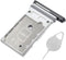 Galaxy S24+ SIM Card Tray Dual Replacement S24 Plus Sim Card Slot Holder for Samsung Galaxy S24+ 5G 6.7" S926U1 S926E SM-S926U Sim Card Tray Repai...