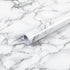 Decoroom Marble Contact Paper 17.71''×118''?White Grey Peel and Stick Wallpaper?Glossy Self Adhesive Marble Granite Paper for Kitchen Countertops ...