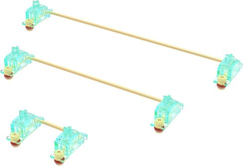 DUROCK Stabilizer V2, Screw in Stabilizers with 2u 6.25u 7u Wires, PCB Mount Keyboard Stabilizers for Mechanical Keyboards (V2 Teal 80% Kit)...