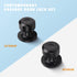 KNOBWELL 1 Pack Passage Door Knob for Hallway or Closet, Matte Black Interior Door Knobs, Non-Locking Door Handle Set Closet Door Knob, Hall & Clo...