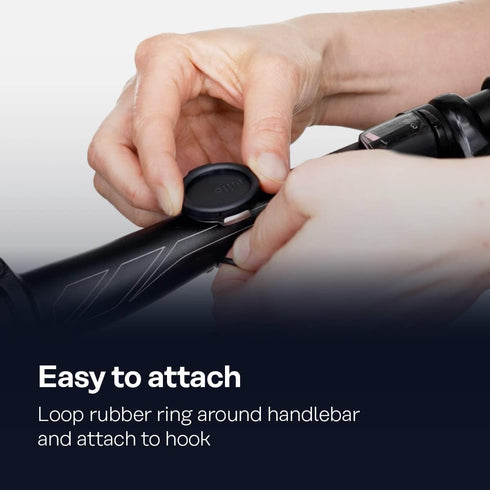 Milo Bike Clip - Attach Milo Action Communicator to Bike Handlebar or Other Rounded Bar to Secure Your Milo for Hands-Free Talking During Your Rid...