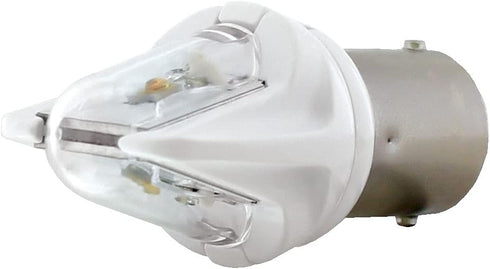 United Pacific 36935 High Power Dual Osram LED 1157 Bulb, Bright 2 Watt, 250 Lumens, Double Contact, Offset Pin – White LED/Clear Lens - ONE Bulb...