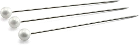 HJ Garden 100PCS Corsages Pins Pearl Ball Head Straight Pins Flower Pins Weddings Bouquet Floral Pins 6x65mm...
