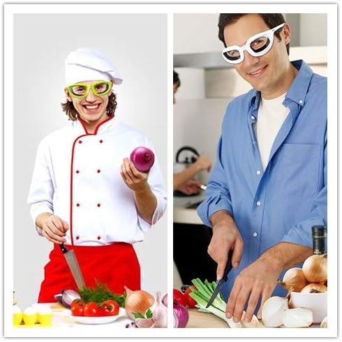 Unisex Tear Proof Cut Onion Goggles, Saftey Glasses for Kitchen, Cooking, BBQ, Cleaning, Cycling; OG1...