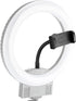 2 Pack Universal Ring Light Phone Holder Flexible Ring Light Phone Attachment with Hot Shoe and 1/4 Adapter Cell Phone Mount for Ring Light and Tr...