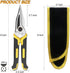 9-Inch Heavy Duty Scissors, Multifunction Shears for Cutting Cable Wires, Cardboard, Vinyl Siding, Straight Snips (Reinforce)...