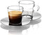 Nespresso Set Glass Collection Espresso Cups & Saucers,A & P Cahen Design,New...