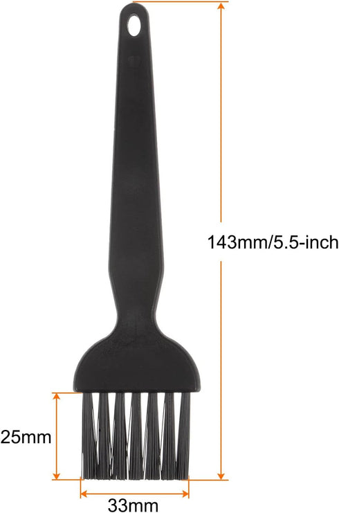 3pcs Anti-Static Cleaning Brush 25x33mm PV Plastic Conductive Bristles Anti Static ESD Brushes for Clean PCB Laptop Keyboard Fan and Other Electro...