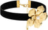 Boho Gold Flower Floral Pearl Black Choker Necklace for Women,Y2k Denim Rose Flower Choker Pearl Velet Choker Pendant Collar Trendy Jewelry...