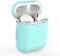 AirPods Case Cover Silicone Earphone Case for Airpods Case Shockproof Bluetooth Wireless Protective Cover skin Accessories for Apple Airpods (mint...
