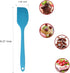 zYoung 4 Pcs Silicone Spatulas, Rubber Spatula Heat Resistant Seamless One Piece Design Flexible Scrapers Baking Mixing Tool,Small...