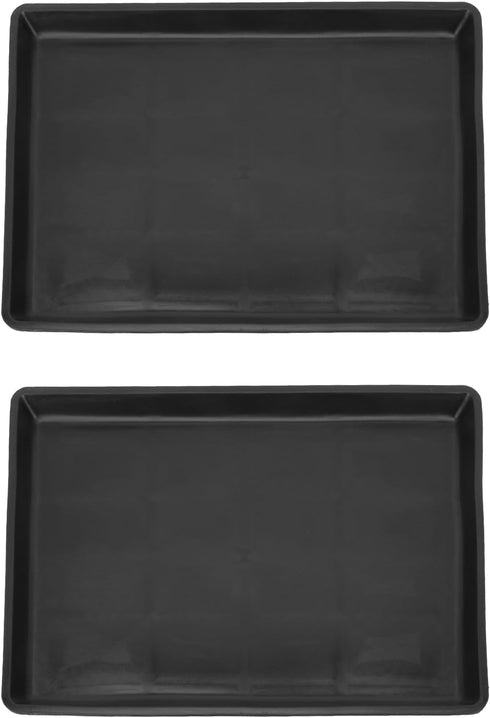 Cabilock 2pcs Pet Cage Tray Dog Poop Pan Accessory Tray Pet Potty Tray Dog Poop Tray Pet Poop Tray Plastic Crate Pan Dog Kennel Pan Rabbit Tray Do...