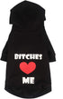 Love Dog Shirt Cotton Pet Clothes Funny Heart Cat Clothing Puppy Hoodies for Dogs Cats (3XL)...