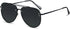 ANDWOOD Oversized Aviator Sunglasses for Women Men Big Large Rimless Metal Frame with Spring Hinges...