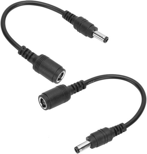 2Pcs Converter Cable 7.4x5.0mm Female to 5.5x2.5mm Male Suitable for Short Distance Connection Premium ABS Material, Durable and Sturdy...