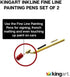KINGART Fine Line Painting Pen Set of 2 Sizes...