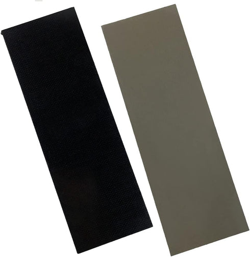 Cool Hand 2 pcs G10 Knife Handle Scales Slabs Custom DIY Tool Material for Knives Making Blanks Blades, Gray/Black, KHM-G10-5...