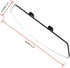 Car Rearview Mirror,Panoramic Wide Angle Reduce Blind Spots 12.6inch HD Universal Interior Rear Mirror for Cars,SUVs,Trucks,Vehicles White...
