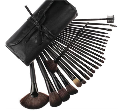 Makeup Brush Set 24pcs MakeUp Brush Set with Bag for Daily MakeUp and Travel Foundation Blending Powder Blush Eye Shadows Concealers...