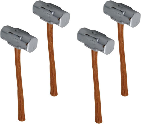 Set of 4 Sledgehammers for WWE & AEW Wrestling Action Figures...