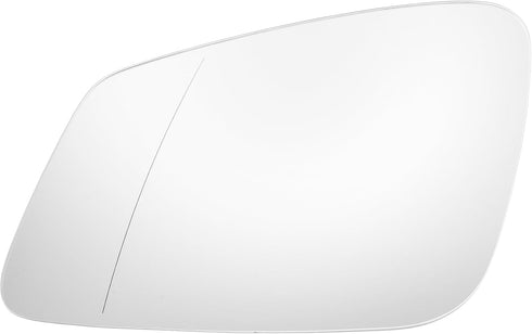 X AUTOHAUX Car Rearview Left Driver Side Mirror Glass Replacement W/Backing Plate Heated White Glass for BMW 2 3 4 5 6 7 Series M F20 F22 F30 F32 ...