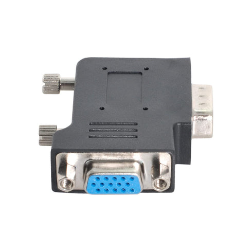 chenyang Vertical Flat Left Angled 90 Degree VGA SVGA Male to Female Extension Adapter Black...