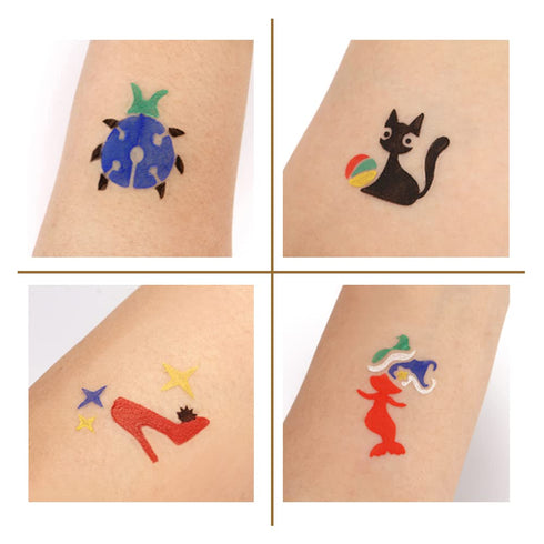 635 Pieces Face Painting Stencils for Kids Reusable Face and Body Paint Stencils Kit,Tattoo Stencils,Suitable Birthday Halloween Christmas...