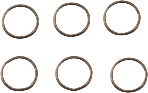 ALLinONE Mixed 7 Sizes Open Jump Rings Kit Jewelry Findings for DIY Craft Jewelry Making Repair (Red Bronze)...