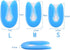 Elandy Silicon Gel U-Shaped Spur Cup Heel-Plantar Fasciitis Cushion Remission Correction U-Shaped Heel Pad L...