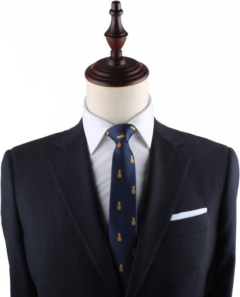AUSCUFFLINKS Food & Drink Ties | Speciality Ties for Men | Woven Skinny Neckties | Present for Work Colleague...